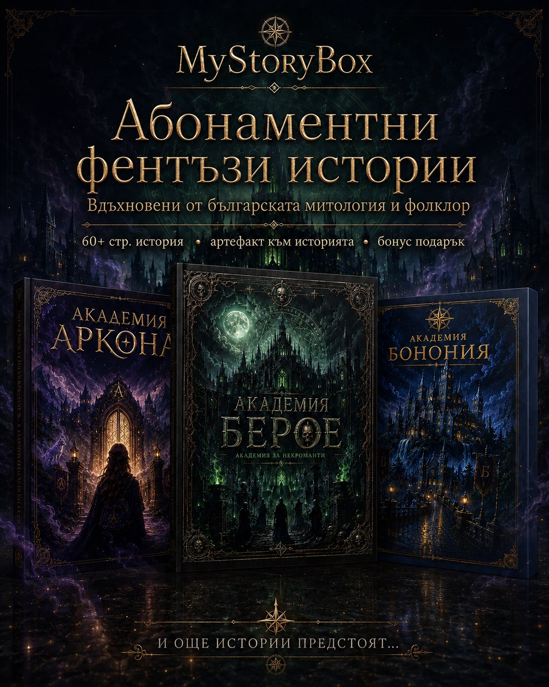 Абонаментни фентъзи истории StoryBox — Аркона, Берое, Бонония
