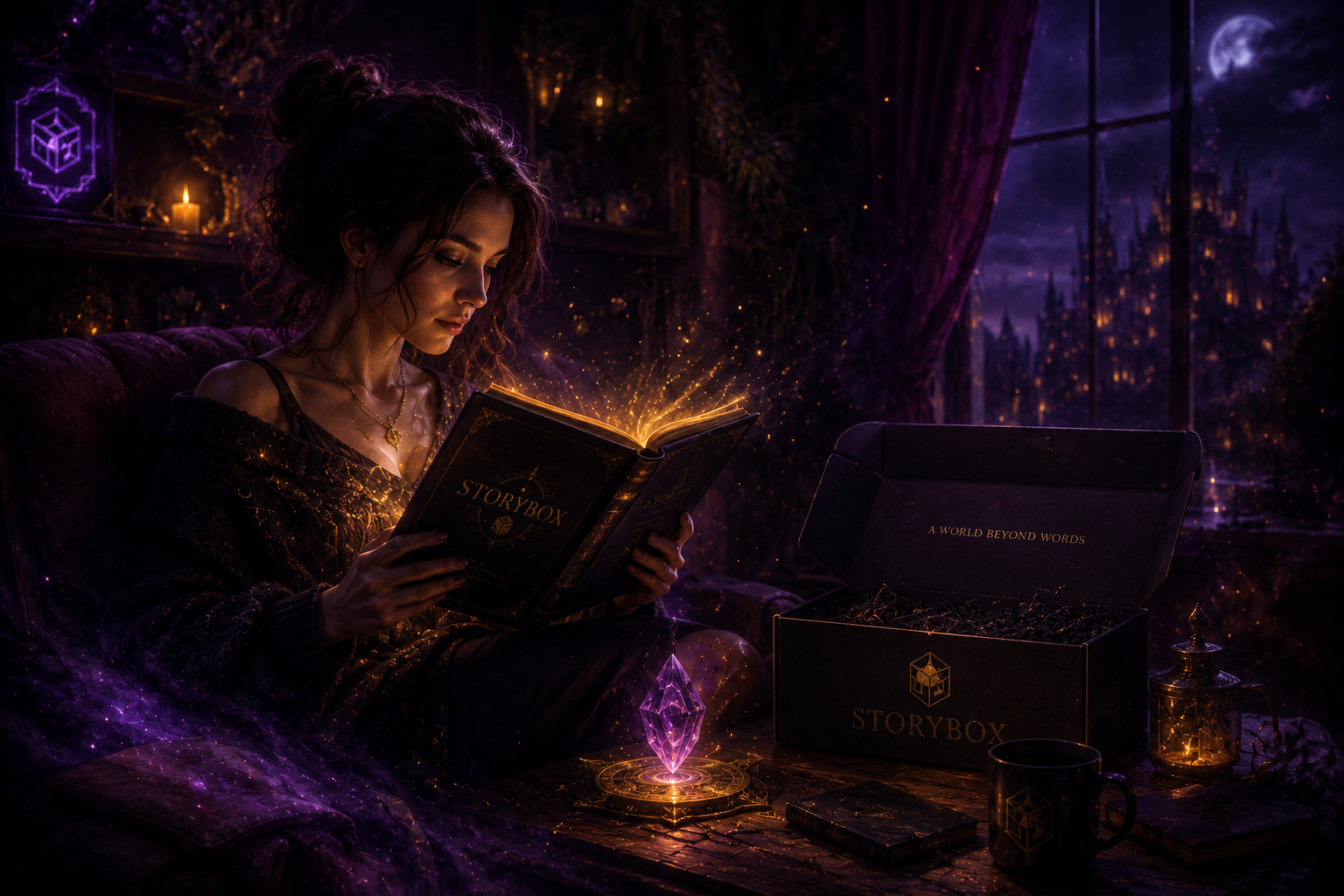 Подредени StoryBox кутии готови за отваряне