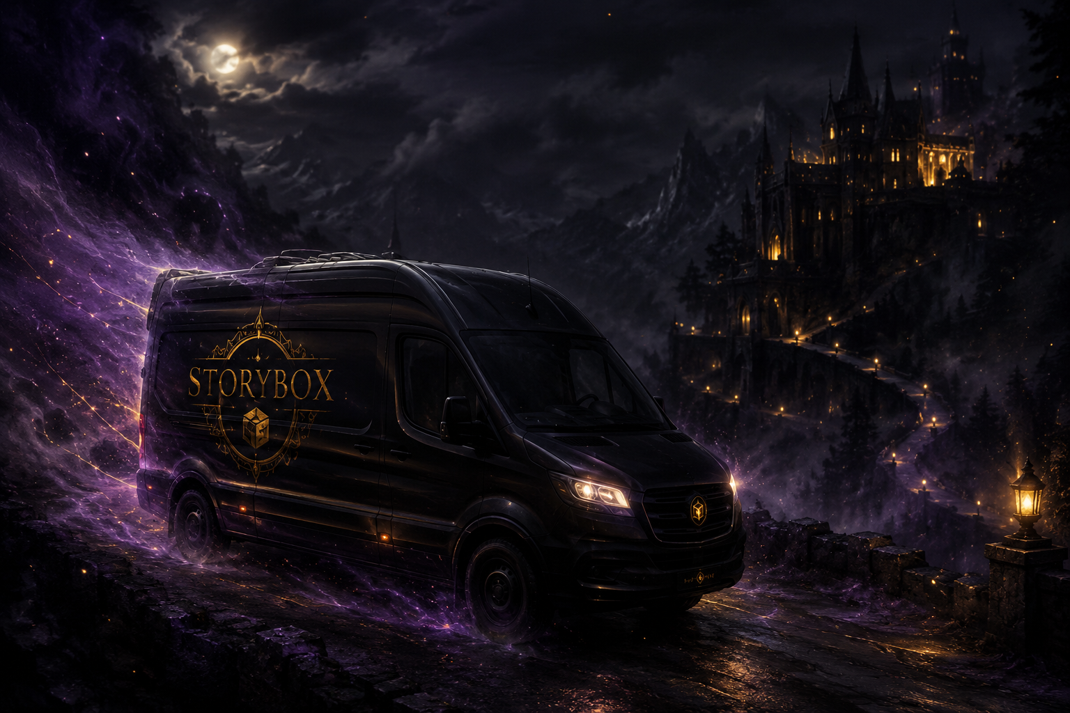 Плосък изглед на съдържанието на StoryBox кутията